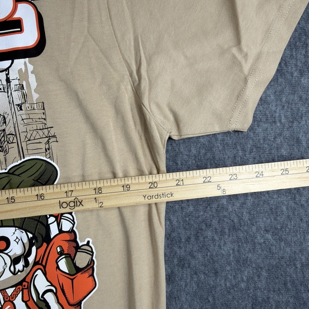 Southpole Shirt Mens L NWT Spray Puff Paint Graffiti Graphic Logo Teddy Bear Men - Picture 8 of 9